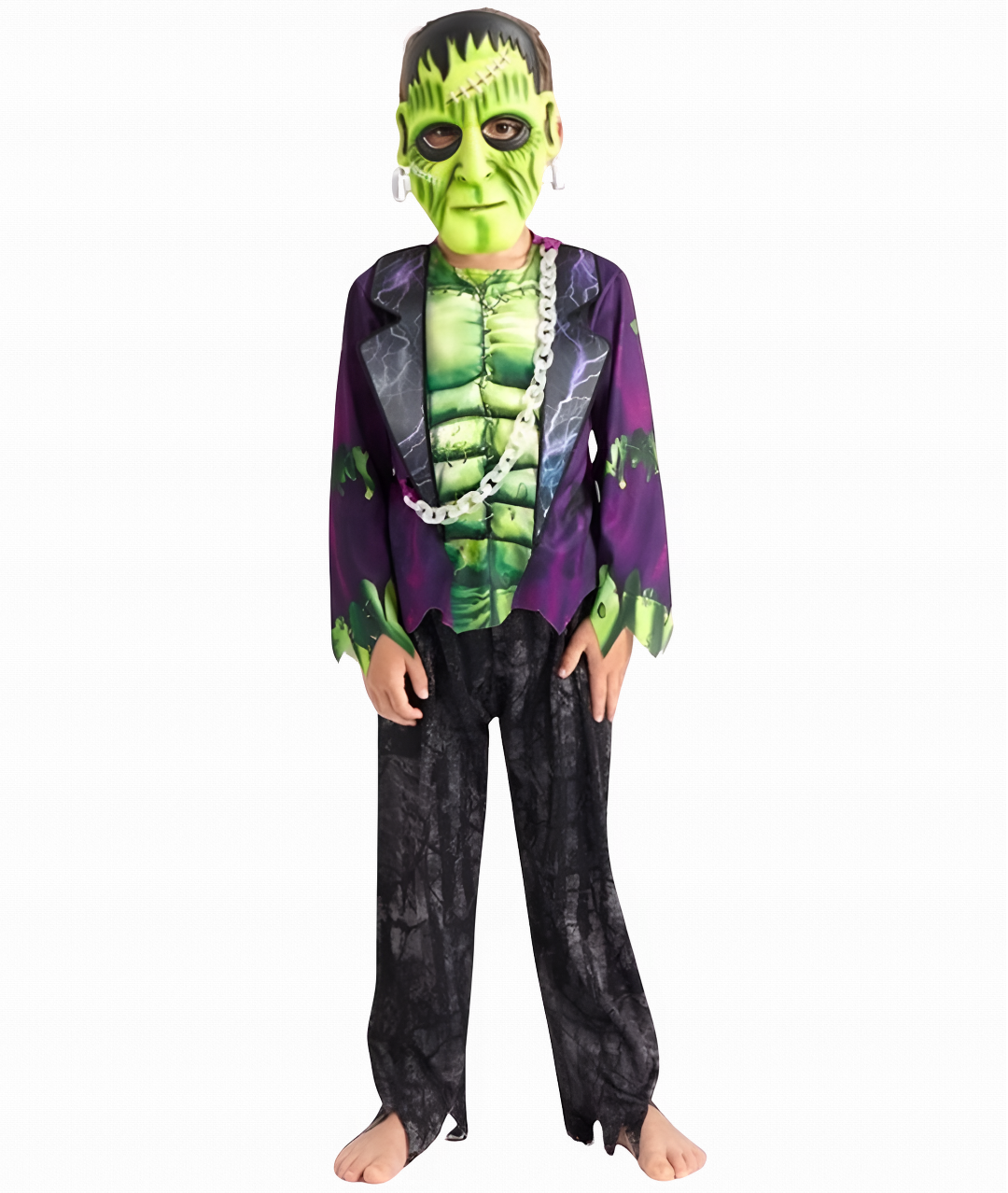 Tu, Halloween Frightening Frankenstein Monster Costume for kids