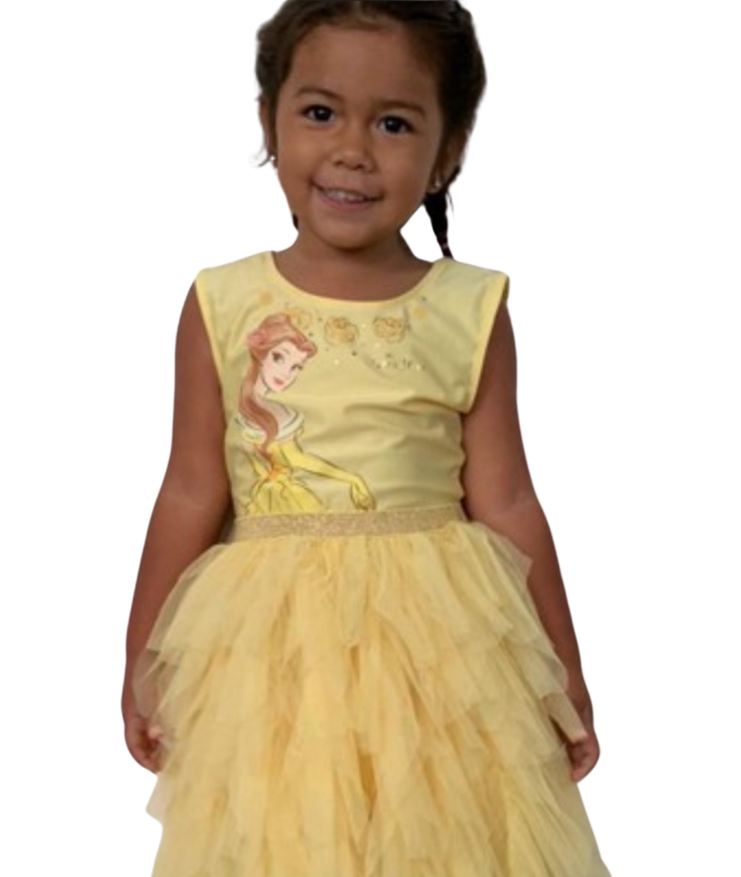 Disney Princess Belle Costume Party Yellow Dress