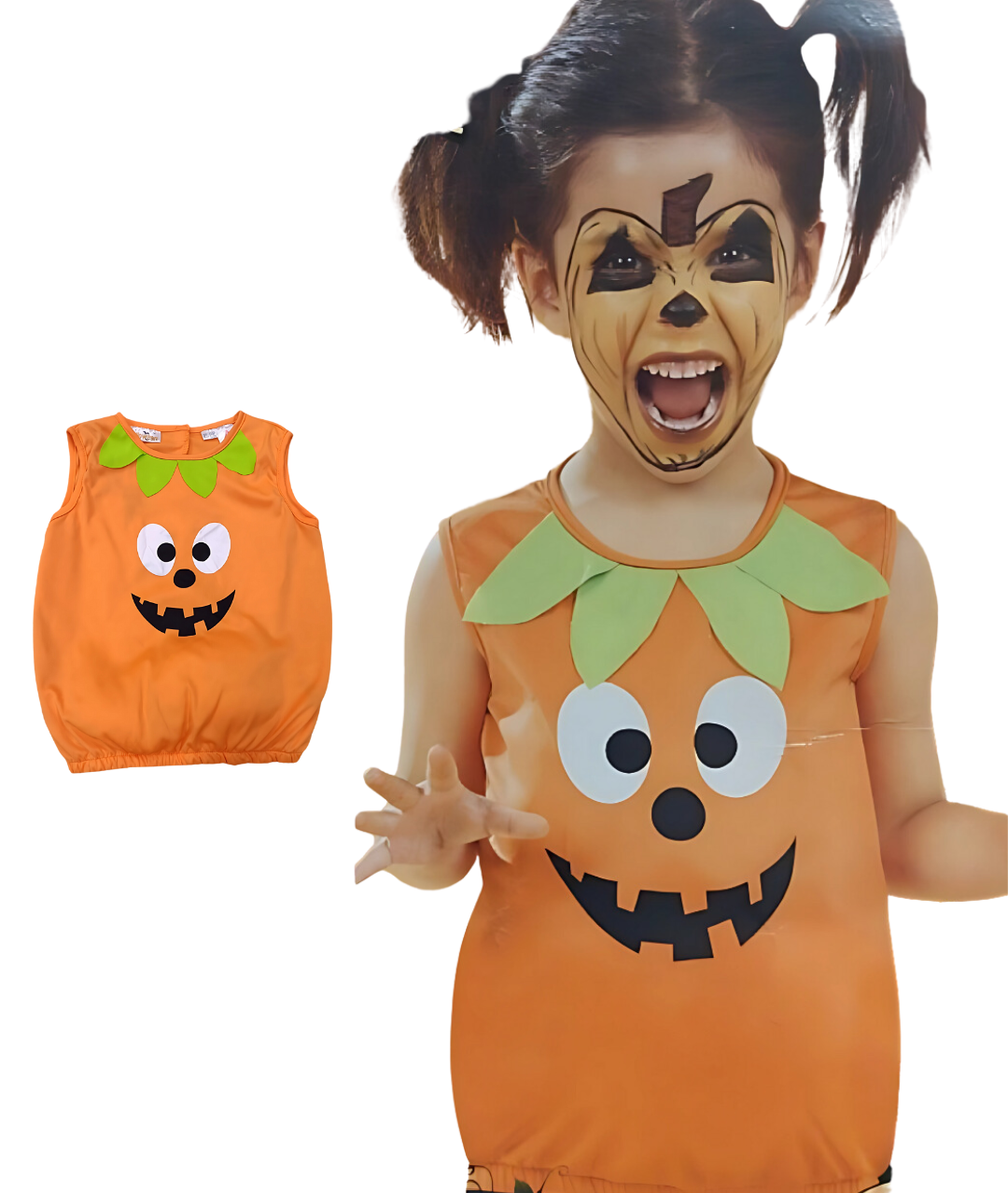 Spooky Stuffed belly Pumpkin Costume Halloween Costume