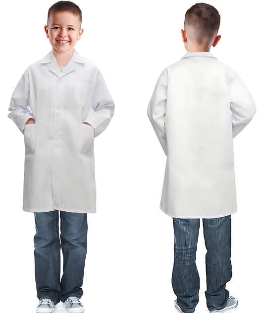 White Lab Coat for kids Scientist Costume Doctor Coat or Halloween Costume for kids-set in Jordan
