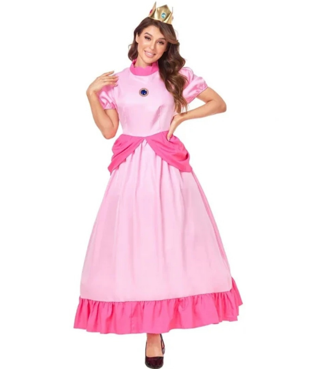 Women Princess Peach Daisy Costume Dress Outfit-set in Jordan