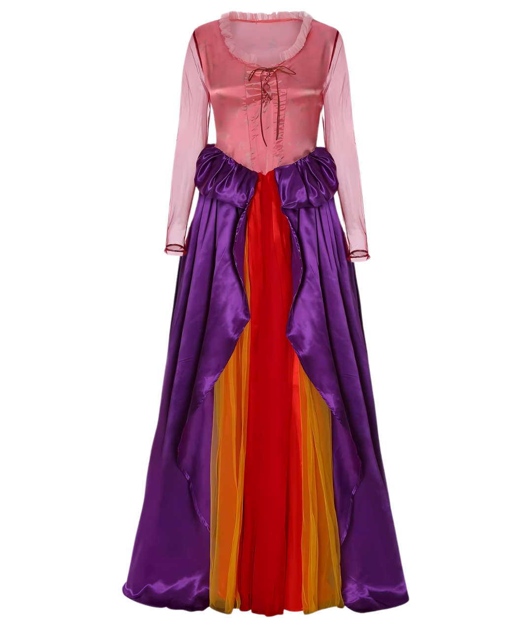 Women`s Witch Sarah Sanderson Pink Cosplay Costume Halloween Dress Suit-set in Jordan