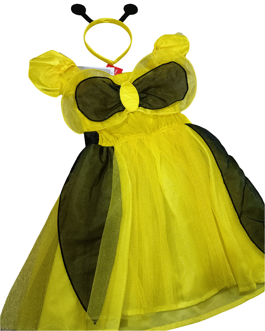 Tu, Bumble Bee, yellow and black Dress costume