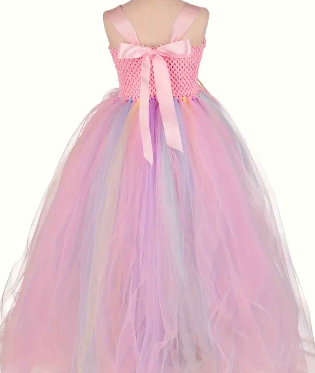 Girls Unicorn Costume Dress Tutu Sleeveless