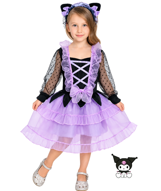 Kuromi Fancy dress with headband
