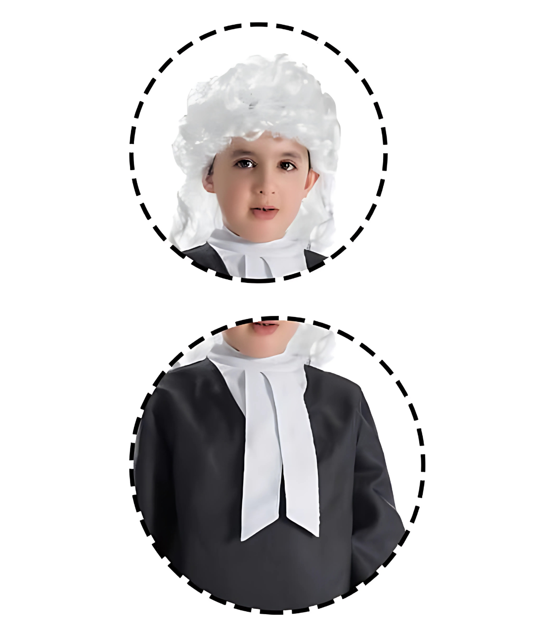 Children's Judge Uniform Robe Lawyer Outfit for Judge Cosplay