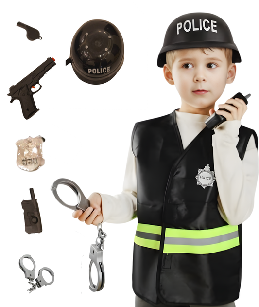 Children Costume Police SWAT Agent