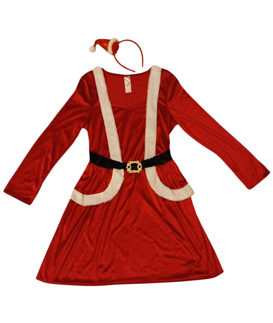 Girls Miss Santa Dress Costume