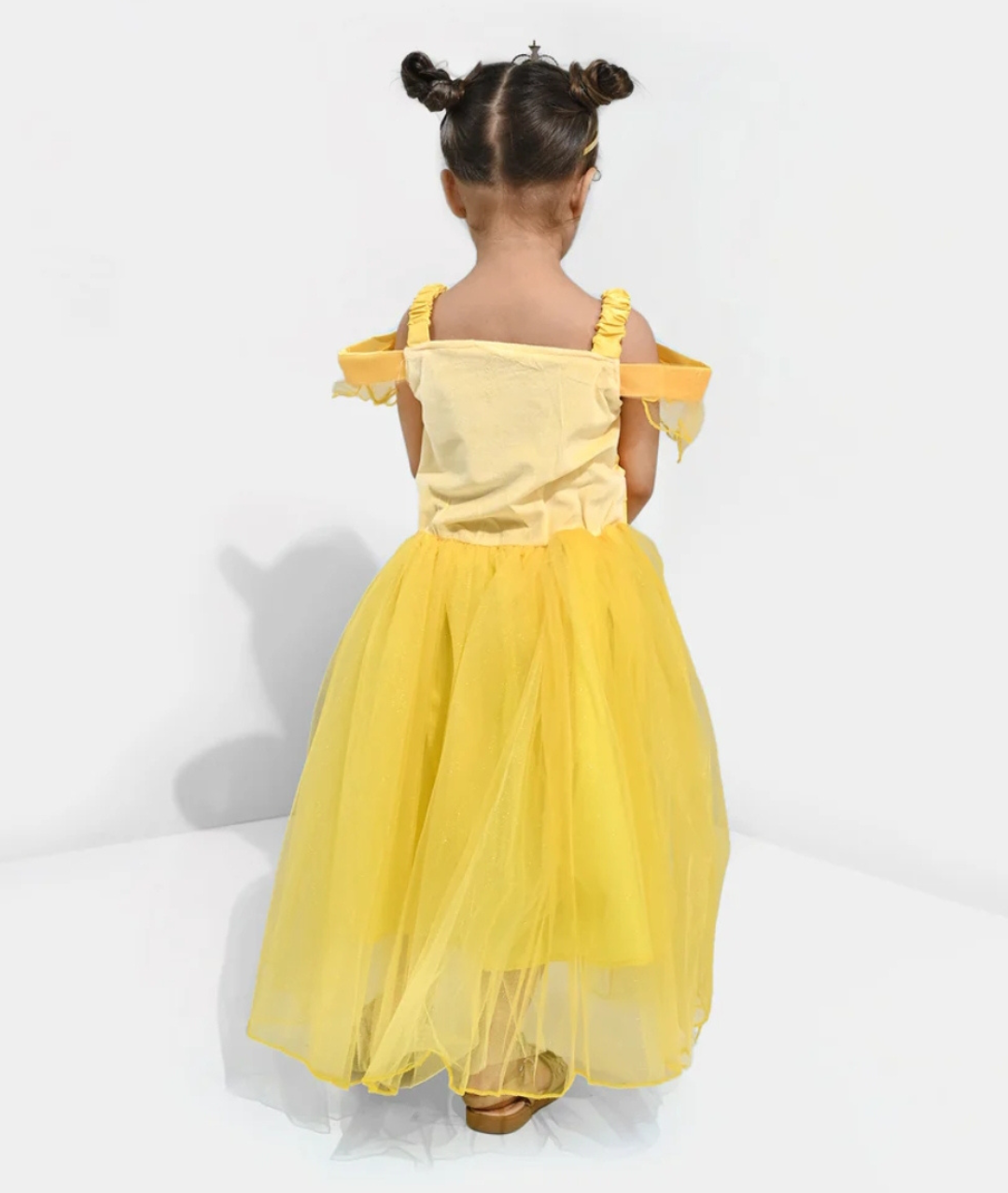 Disney Princess Belle Girl Tulle Dress Costume