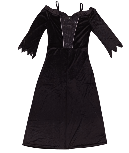 Adult Witch velvet Fancy Dress Costume