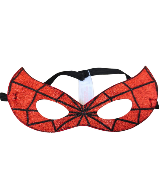 Glitter spider man mask for girls