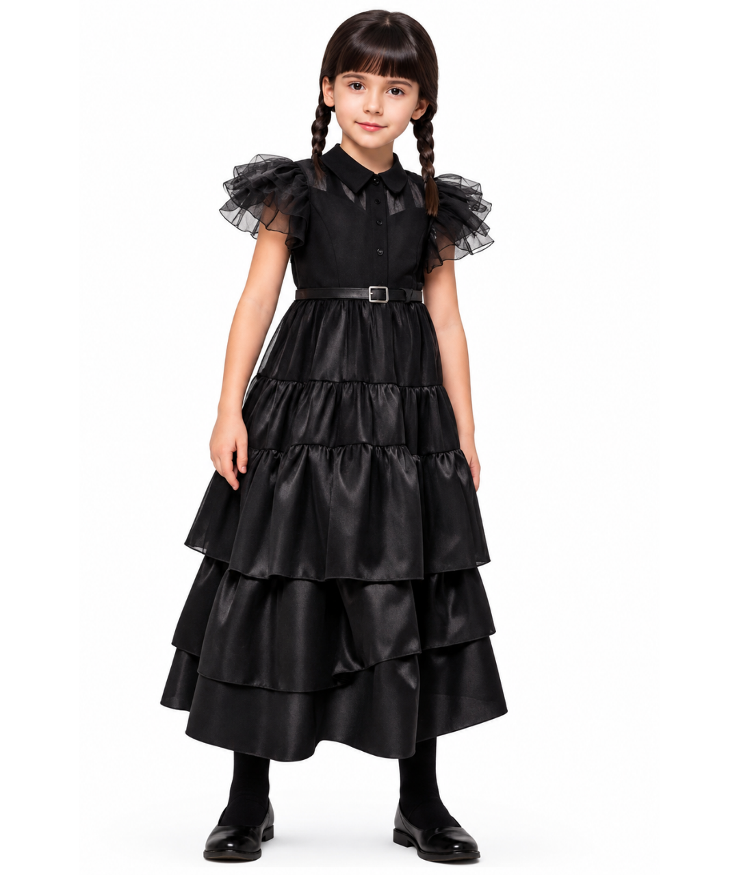 Halloween Wednesday Addams Fancy Dress Costume
