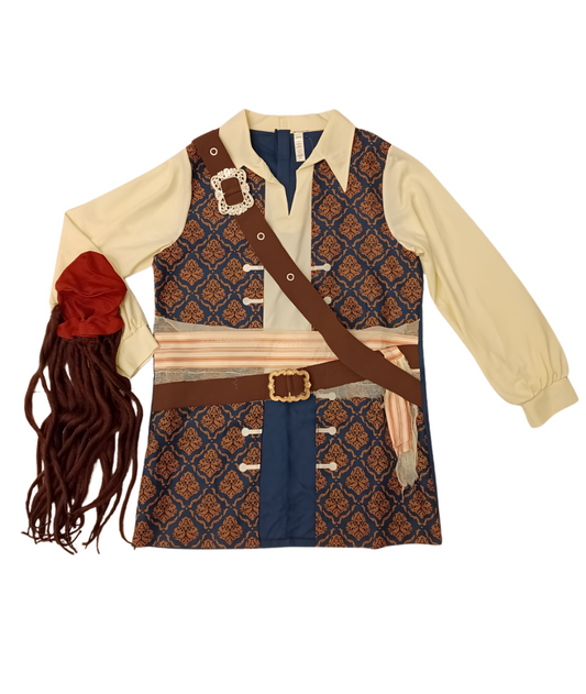 زي الكابتن جاك سبارو للبالغين في الهالوين