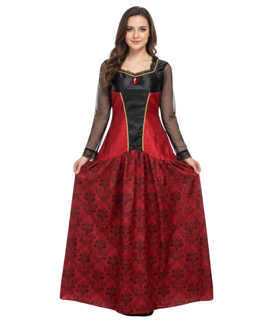 Womens Witch and Vampire Halloween Costume (only dress)