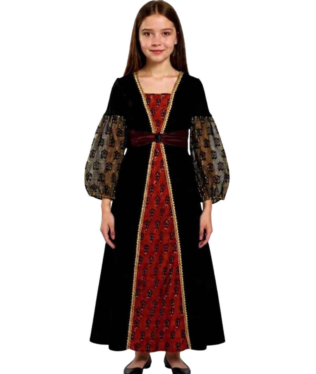 زي الساحرة ومصاص الدماء النسائي لعيد الهالوين (فستان فقط)