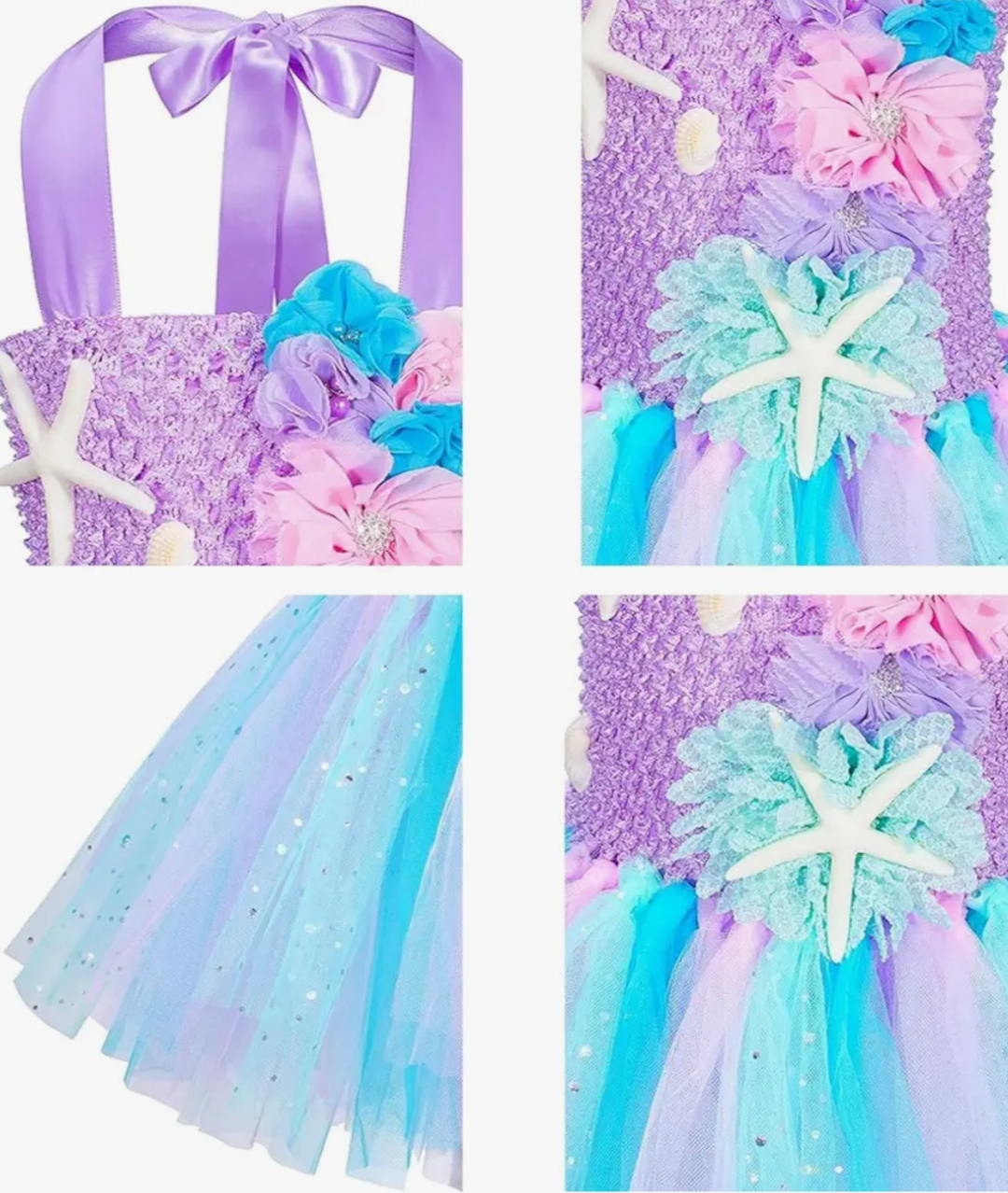 Girls Led Mermaid Dress