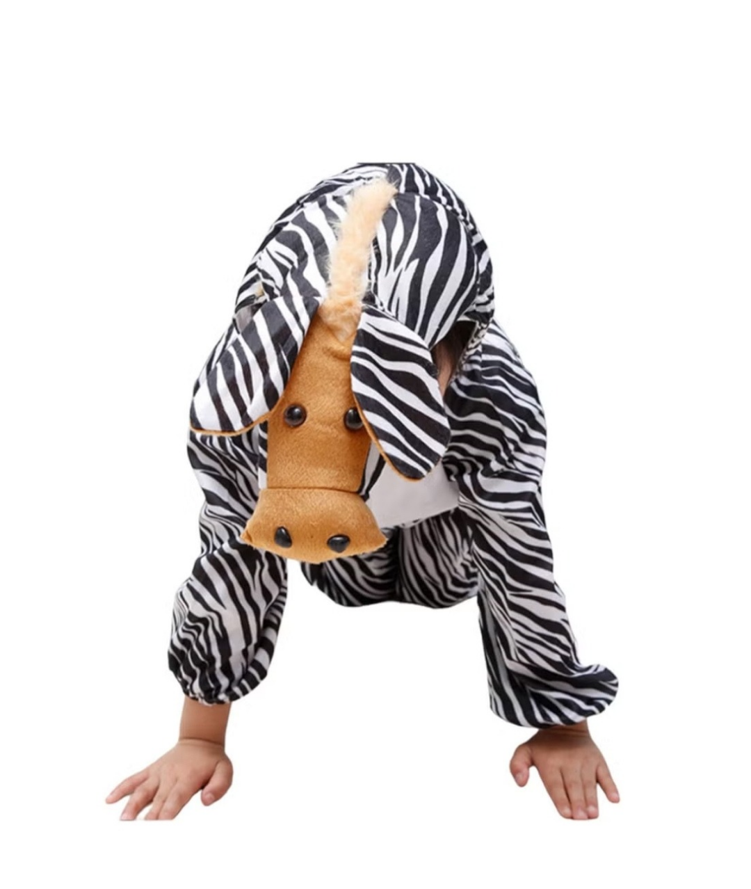 زي تنكري للأطفال على شكل حمار وحشي، ملابس تنكرية للأولاد والبنات