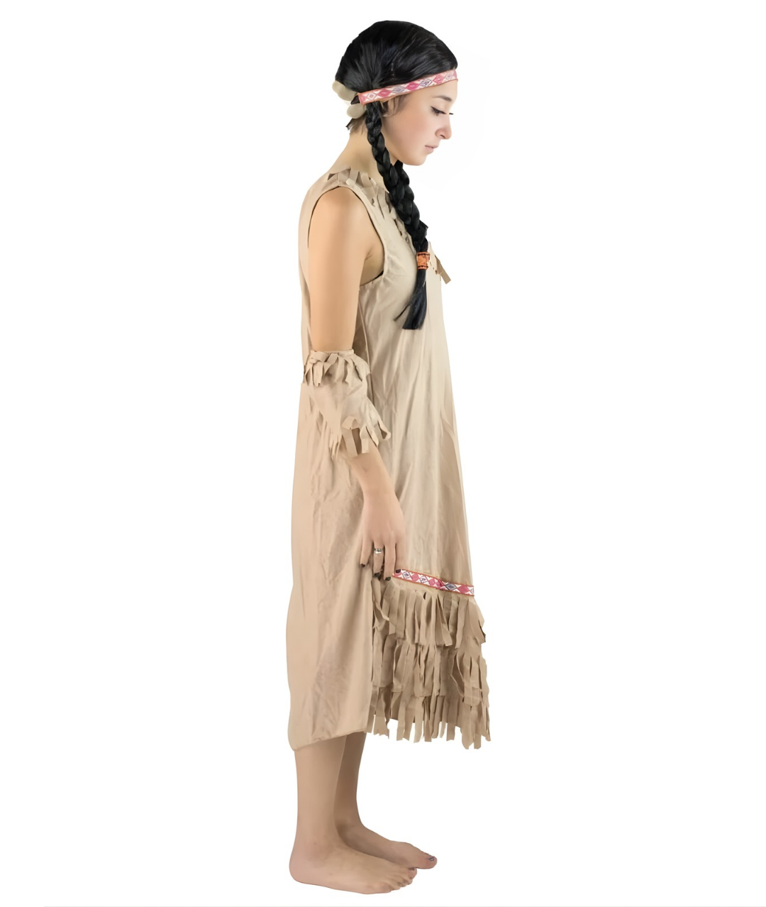  زي نسائي شعب أمريكا الاصلي الهنود الحمر (فستان فقط)