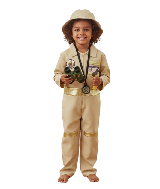 Kids Explorer with tools deluxe Costume