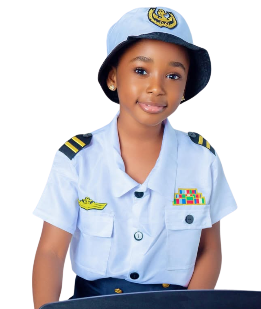 Captain's ship costume for Girls