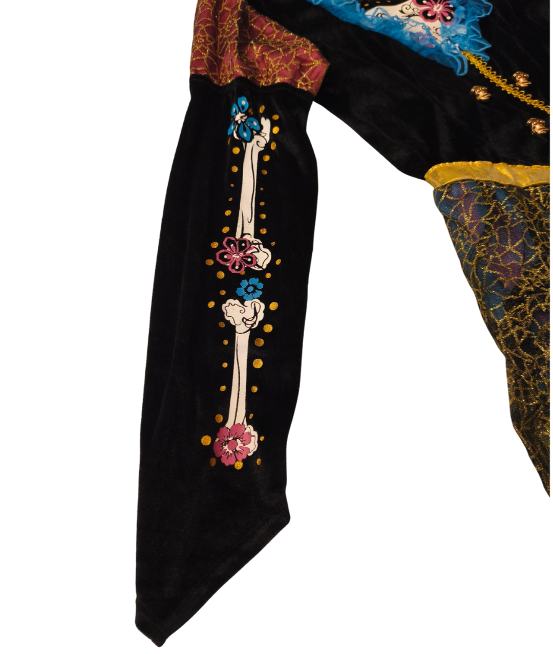 فستان فاخر هيكل عظمي بتصميم ستيم بانك، مقاس للسيدات (فستان فقط)