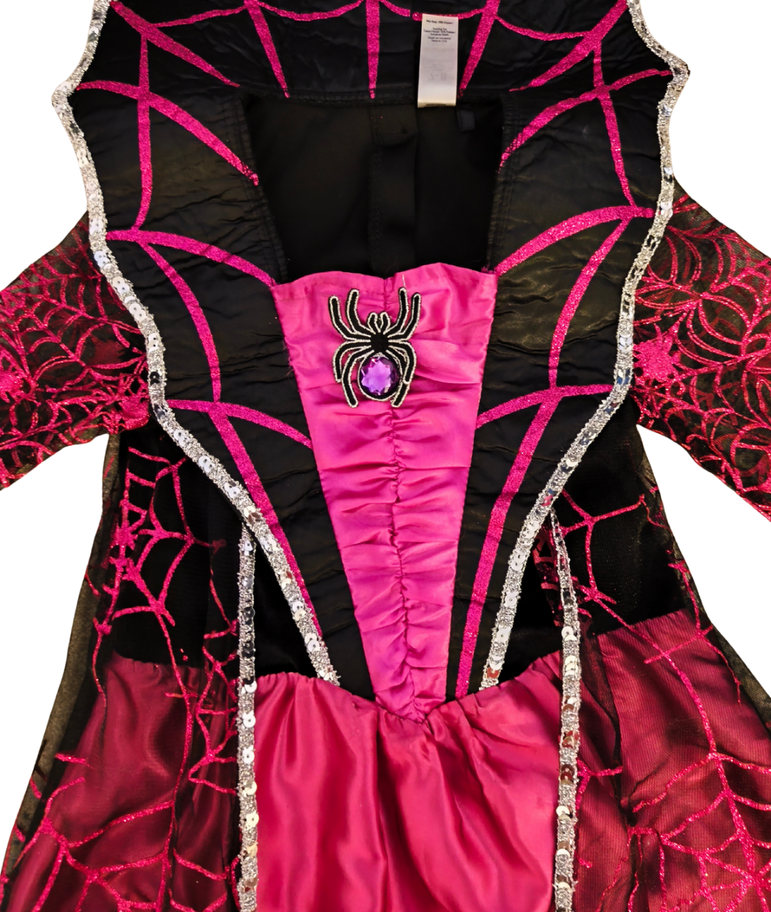 Halloween Witch Fancy glitter Dress Costume