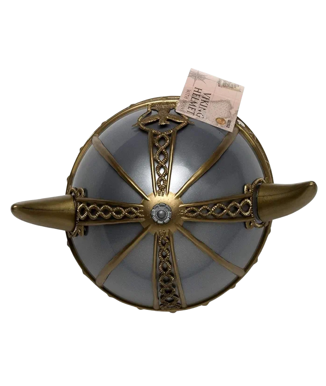 Adult Size Plastic Viking Helmet with Horns