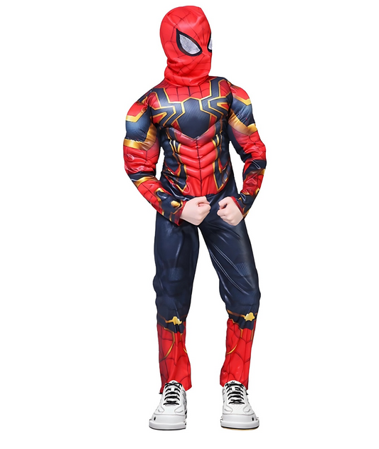 Spiderman Costume for Kids Bodysuit with muscle Superhero