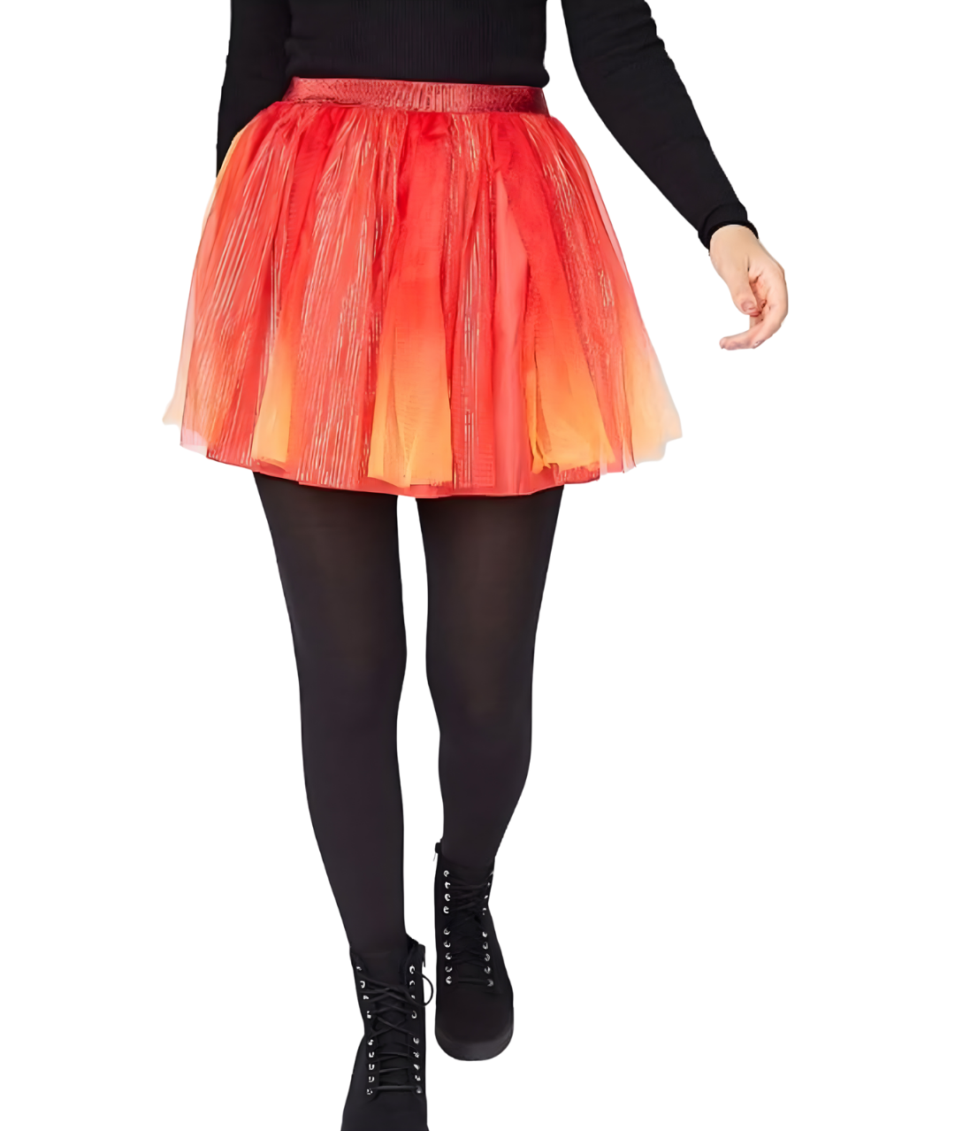 Girls and Ladies devil skirt and headband