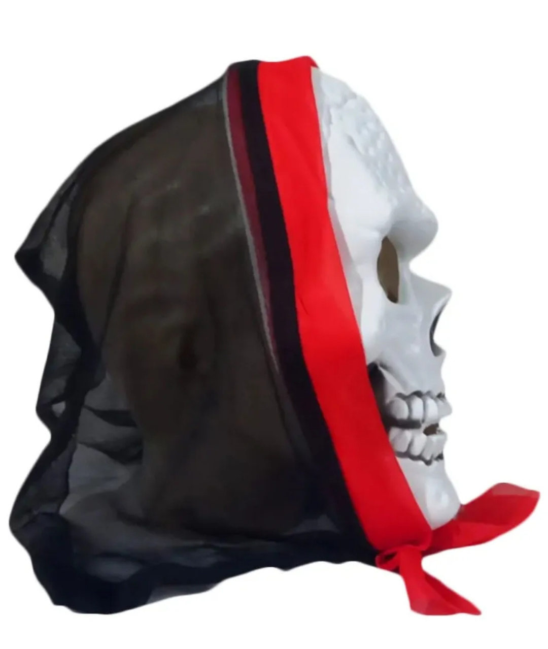 Skull mask with attached headgear Accessory