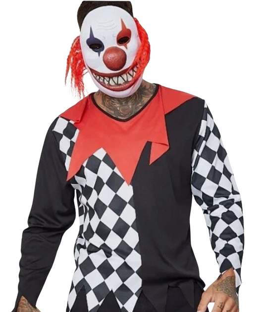 Adult Halloween Jester Clown Costume