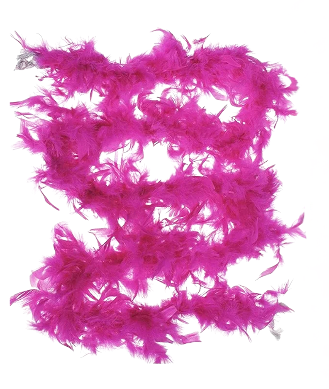Pink feathered neck shawl