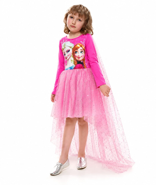 Elsa & Anna Bink Dress Costume
