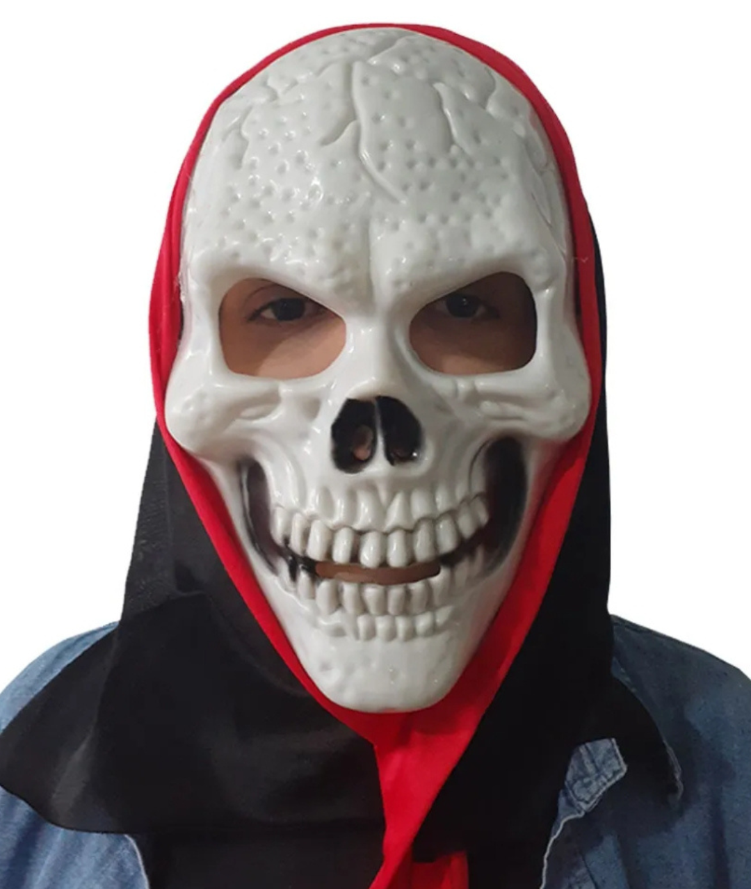 Skull mask with attached headgear Accessory