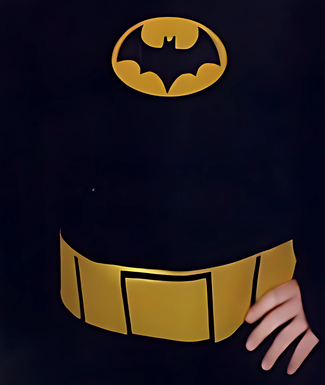 Cosplay The Batman Kids Mask Jumpsuit with Cape Halloween Carnival Suits kids