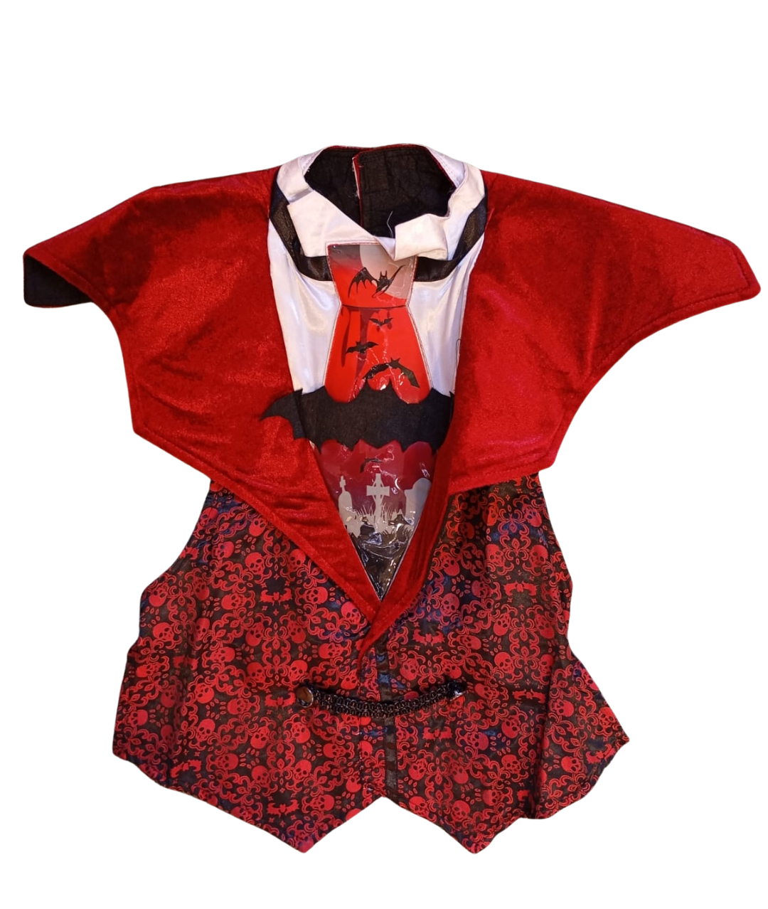 Vampire Shirt with Cape Costume