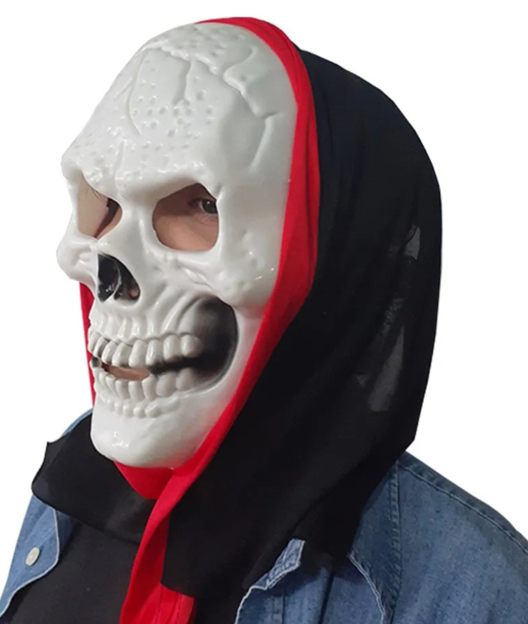 Skull mask with attached headgear Accessory