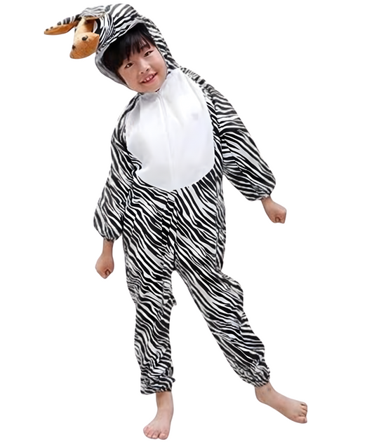 زي تنكري للأطفال على شكل حمار وحشي، ملابس تنكرية للأولاد والبنات