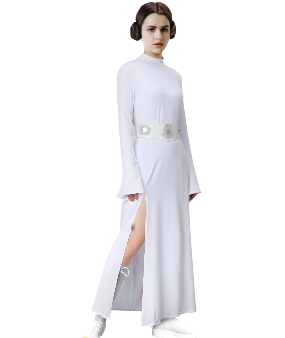 Adult Princess Leia's costume from the "Star Wars" film series