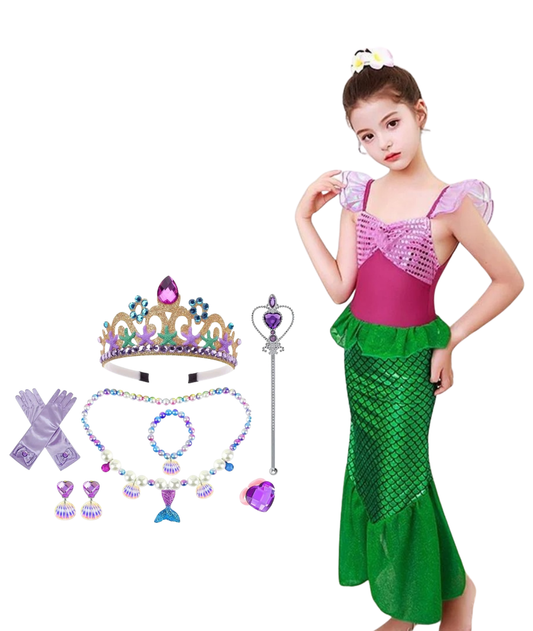 Ariel Little Mermaid Costume for Girls