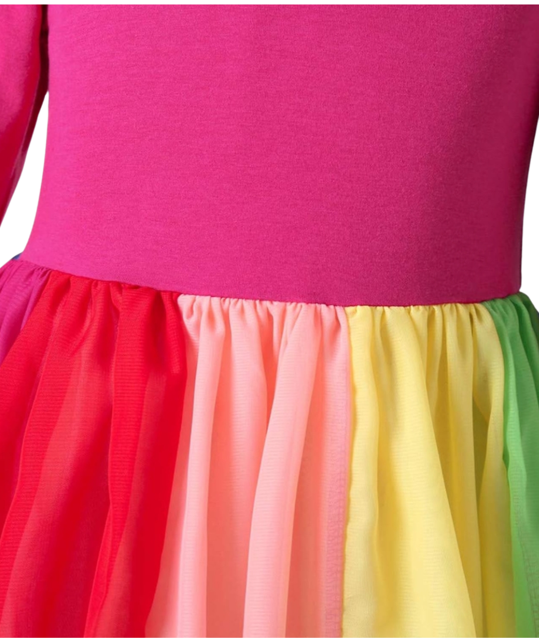 Colorful Unicorn Chiffon and cotton deluxe Dress Costume