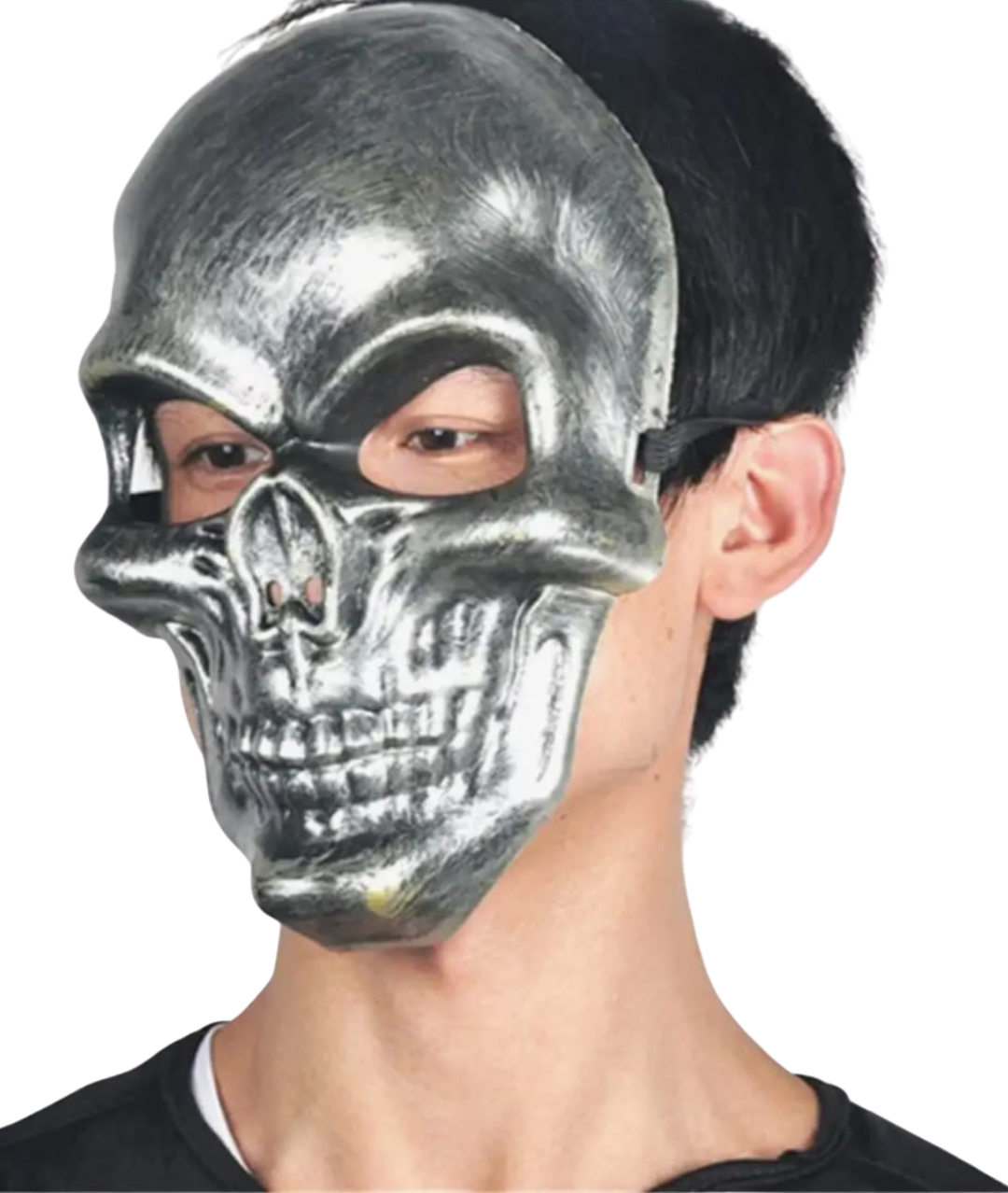 Silver Color Skull Mask Accessory