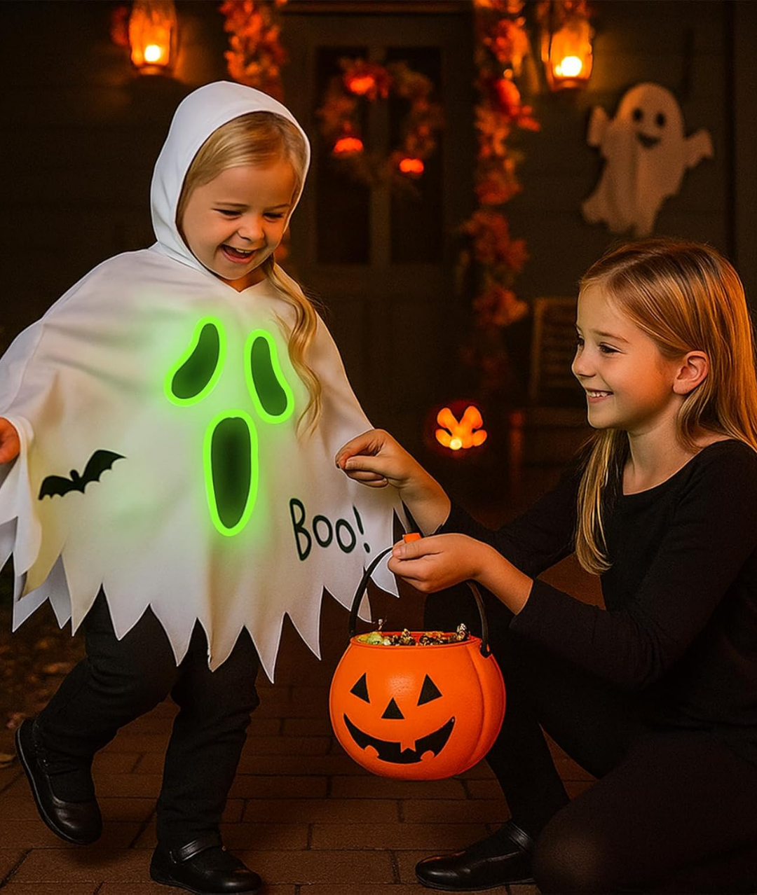 Scary ghost costume for kids