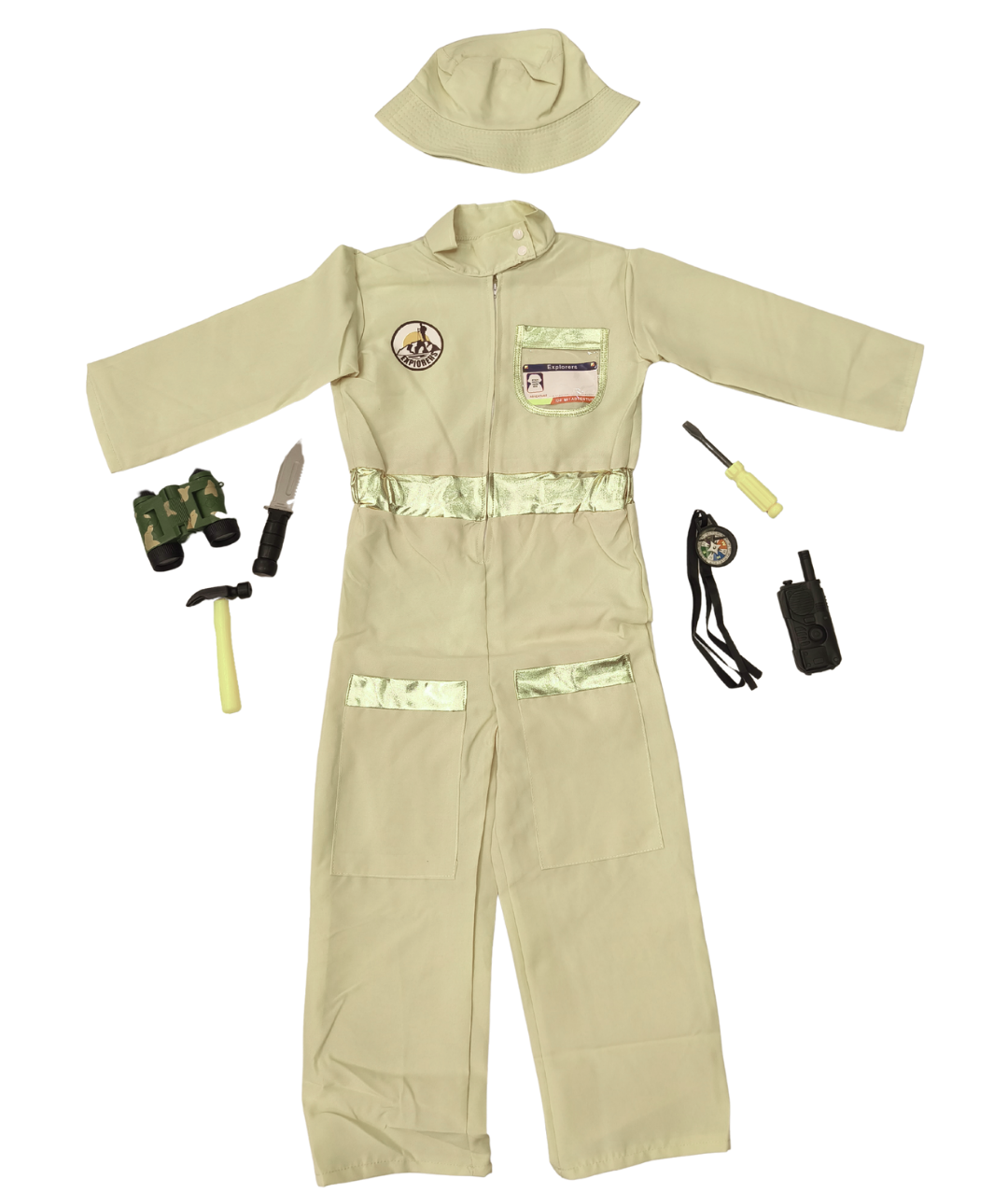Kids Explorer with tools deluxe Costume