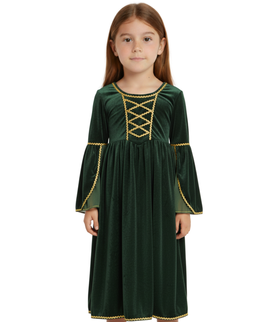Princess Costume Green Dress