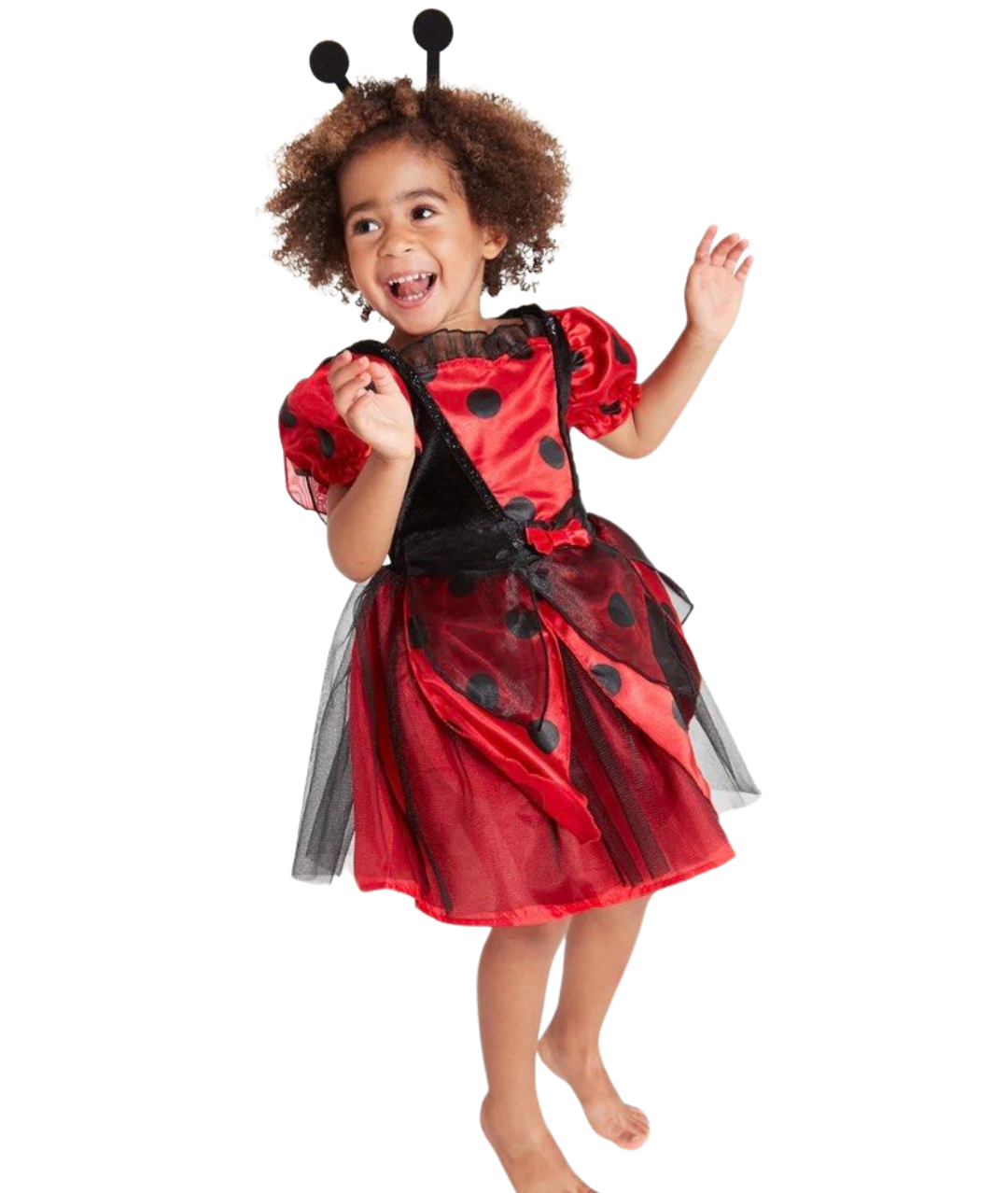 Girls Ladybug Fairy Costume