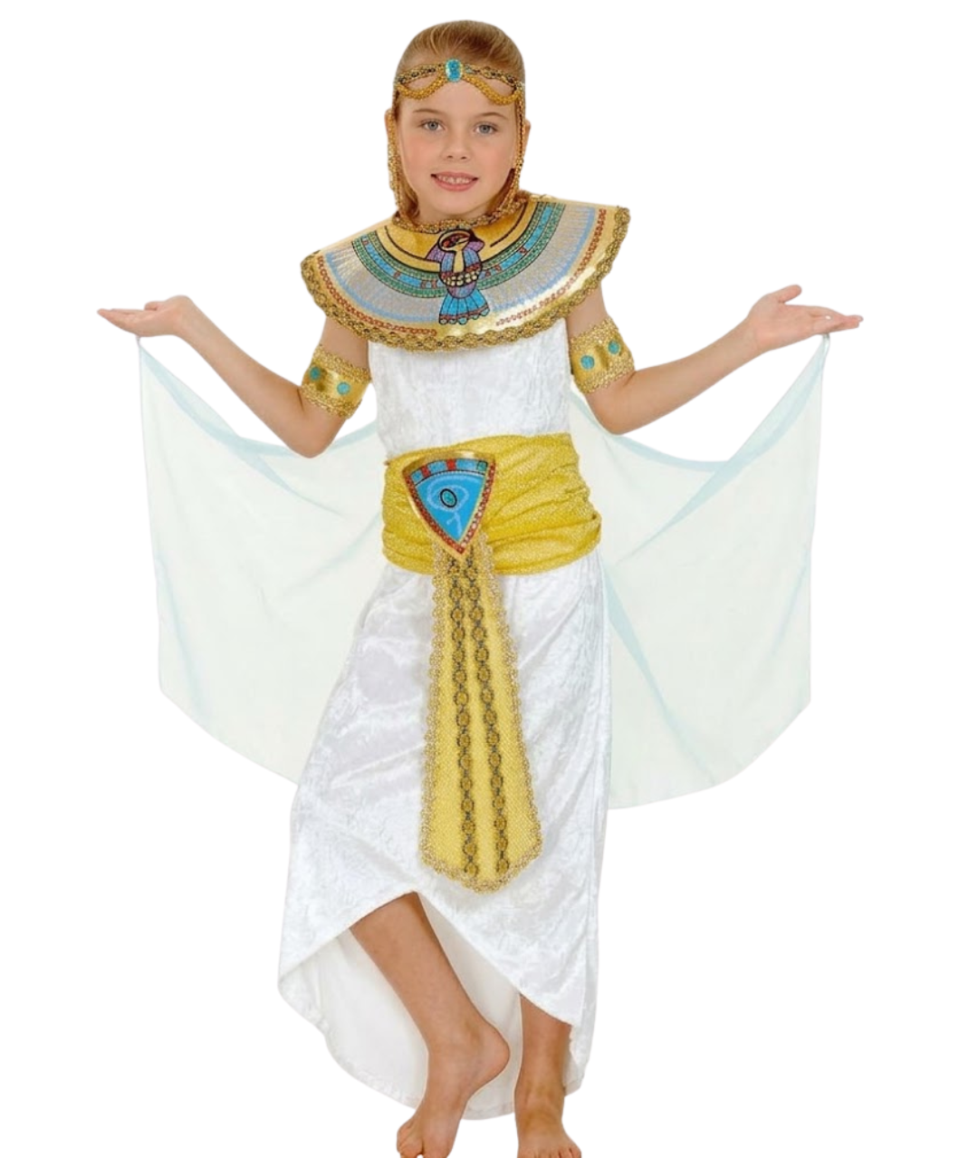 Girls Egyptian Pharaoh Costume Cleopatra Queen Of The Nile Fancy Dress Book Week