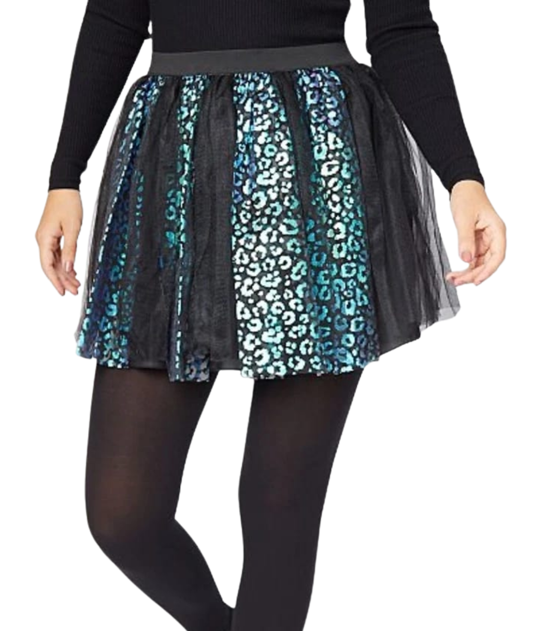 Girls Skirt black and blue