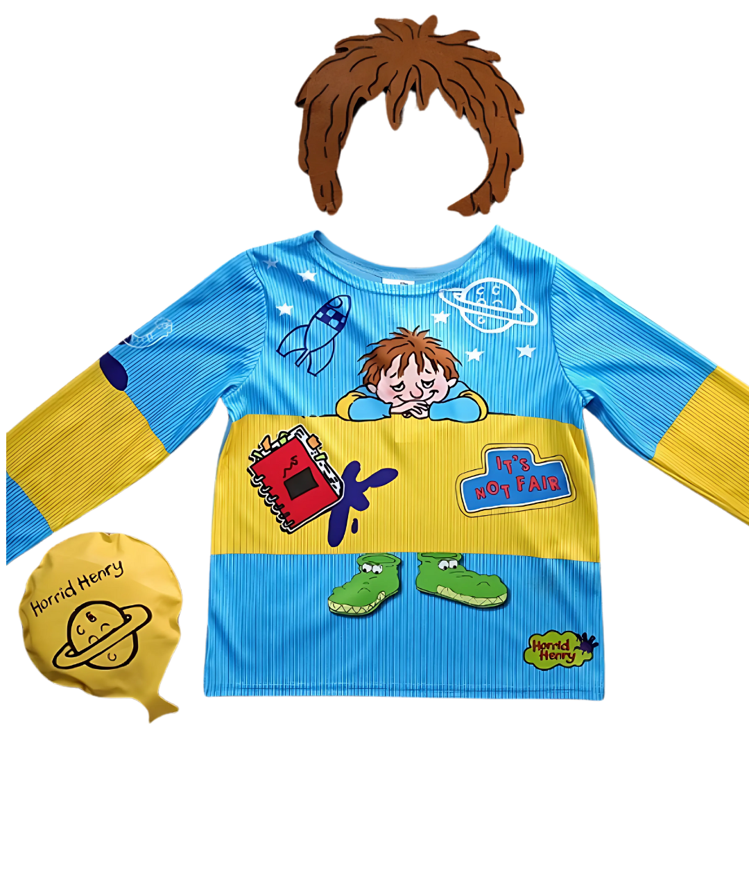 Horrid Henry Boys Fancy Dress World Book Day Childrens Childs Costume Outfit