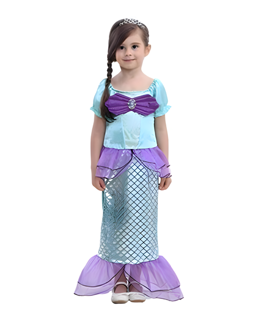 Little Mermaid Costumes for Girls Princess Ariel Fancy Dress Cosplay